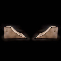 (TWO) 3' x 8' Quarter Pipe Skateboard Ramps by Keen Ramps